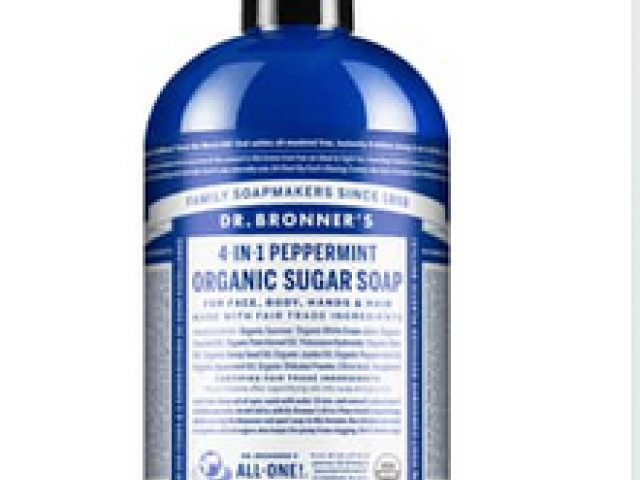 Dr. Bronner's 4-in-1 Organic Sugar Soap, Peppermint